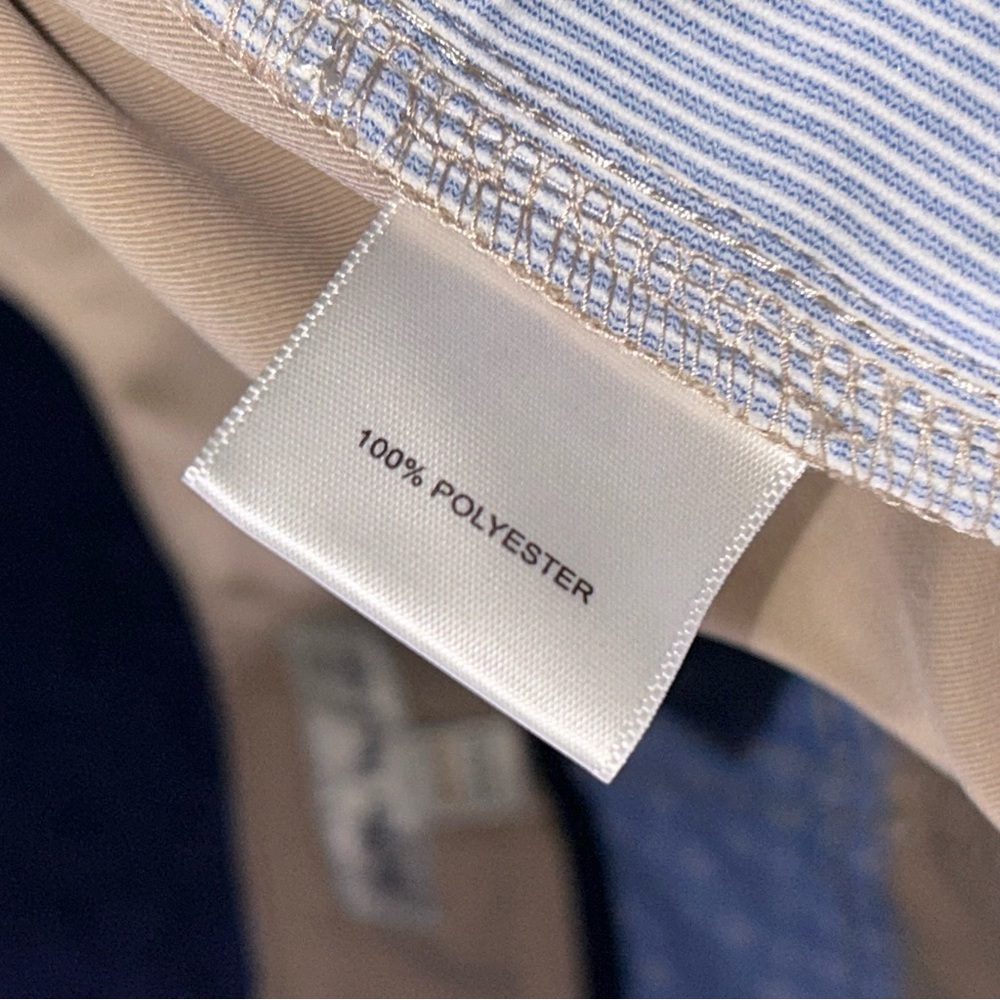Peter Millar Golf Pants Casual Chino Men's 40x30 Flat Front Beige Khaki Tan 8524 - Picture 11 of 16